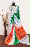 Vk 4407 Independence Day Soft Georgette Saree
